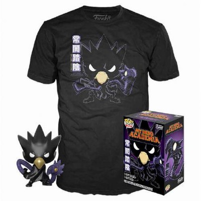 My Hero Academia Tokoyami Especial + Camiseta (Talla S) Pop & Tee Vinyl Figura