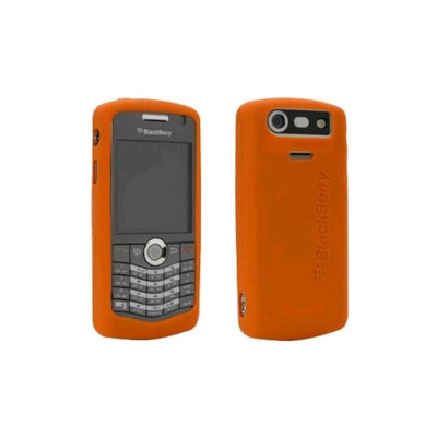 OEM BlackBerry 8120, 8130, 8110 Gel Skin Case, Light Orange