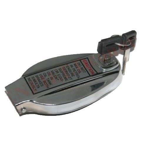 Yamaha RD350 RD250 Petrol Fuel Tank Filler Cap Assembly With Embossed Keys 