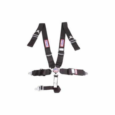 RJS Safety Products 1034101 Camlock 5-Point Pull Down Racing Harness - Black