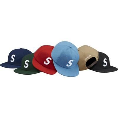 帽子 Supreme Wool S Logo 6-Panel Cap Supreme Wool S Logo 6-Panel Cap Blue Navy Red F/W 15 | eBay