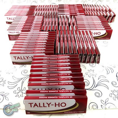 tally ho tobacco rolling papers paper tallyho cigarette 50x roll own