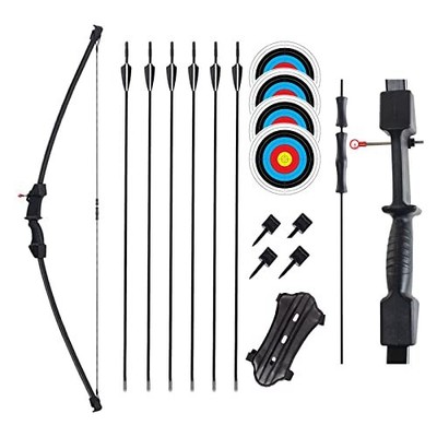 SOPOGER Bow and Arrows Set for Youth Beginner Archery 45" Te