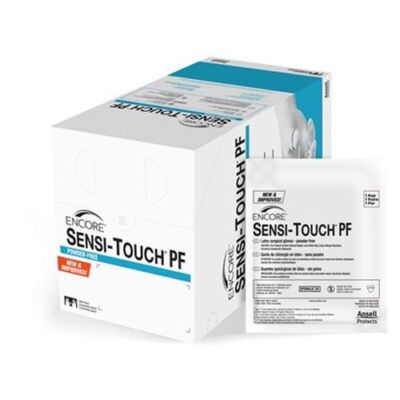 ENCORE Sensi-Touch PF Latex Surgical Gloves: Size 7, Sterile, Powder-Free