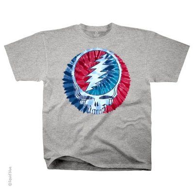 Grateful Dead-STEAL YOUR DYE-SYF-Heather T-SHIRT M-L-XL-2X Garcia,Lesh,Wier