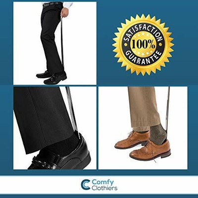 SHOE HORN Extra Long Metal Steel Shoehorn for Boots Shoes 31 In COMFY CLOTHIERS