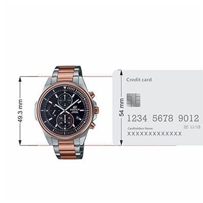 Pre-owned Casio Edifice Analog Black Dial Men's Watch-efr-s572gs-1avudf