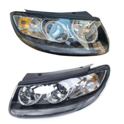 1 Pair For Hyundai Santa Fe 2007-2012 Headlights Headlamps Assembly Left & Right