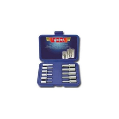 Vim Products VDE418 11 Piece Deep Torx Socket Set - E4 Thru E18