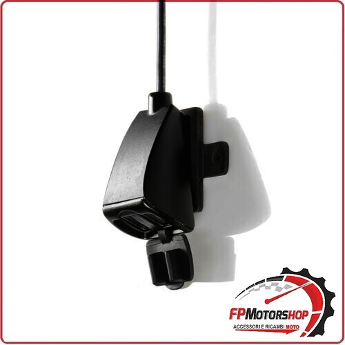 38827 USB-FIX TREK 2 DOPPIO CARICATORE DUALUSB PER MANUBRIO MOTO SCOOTER