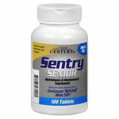 Sentry Senior Multivitamin & Multimineral Supplement Men's 50+  100 Tabs