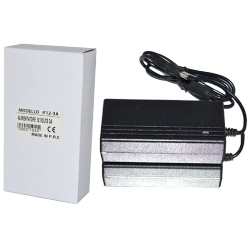 Alimentatore Universale AcDc Adattatore Switching 12V 3A Telecamere Linq F12V-3A