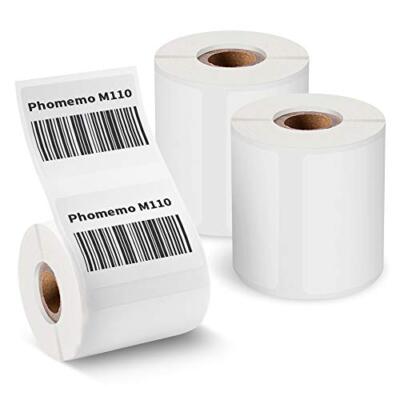 M110 Label Printer Paper 1.57''x1.18''40x30mm 690 Labels Multi-Purpose Square S...