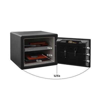 SentrySafe Combination Fire & Water Resistant Steel Safe, Large (Damaged)