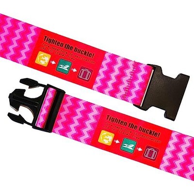 Hot Pink Luggage Straps Bag Belt Luggage Belts, Adjustable and Colorful and 