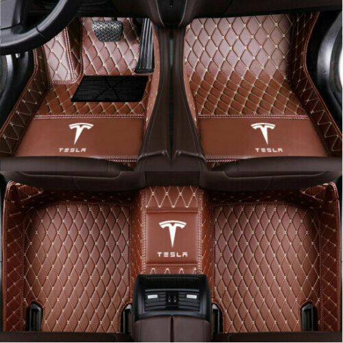 Color:Light Brown(please leave car model and year):For Tesla-3-S-X-Y 2012-2021 all models luxury custom waterproof Car floor mats