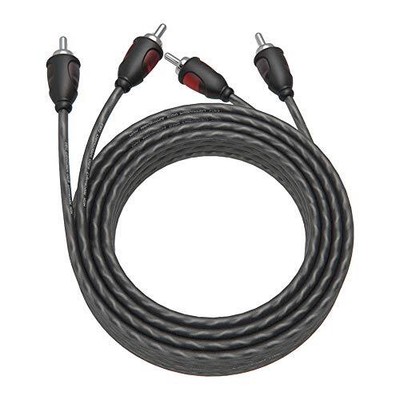 2-Male to 2-Male Twisted Pair RCA Audio Stereo Signal Cable 100% Copper - 20ft
