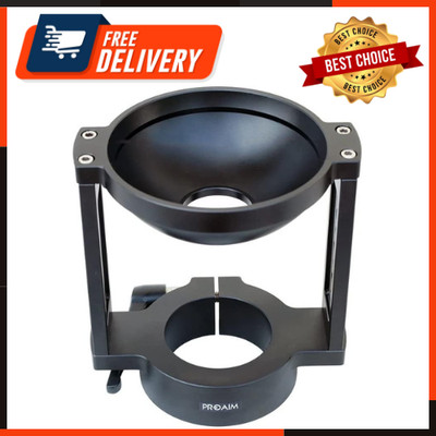 10mm Bowl Riser Adapter Euro/Elemac Base Mount For Cinema Dolly Bazooka Jib