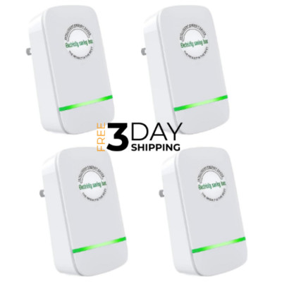 4 Pack Power Saver Elon Musk, 30KW 90V-250V Stop-Watt Energy Saving Device New