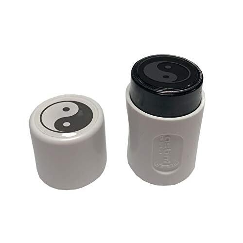 Asbri Golf Ying Yang Ball Stamper - Black