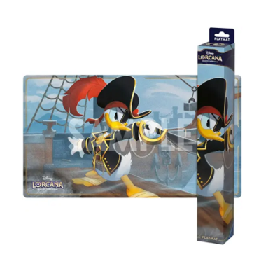 Disney Lorcana TCG: Резиновый коврик для игр с азуритовым морем - Дональд Дак Пират В НАЛИЧИИ