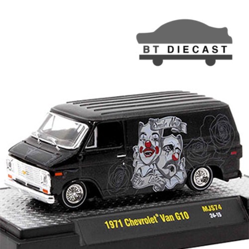 M2 MACHINES 1971 CHEVROLET G10 VAN LOWRIDERS LOW RIDERS 1/64