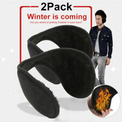 2 Ohrenschützer Fleece Earwarmer Winter Earwares Herren Damen Hinter dem Kopf DE