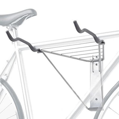 Double Folding 2 Bike Rack Bicycle Wall Mount Hanger Stand F