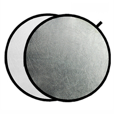SMDV STUDIO 32in 2-1 PORTABLE REFLECTOR(Circular/Triangular) SI/WH/BK with Case