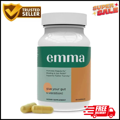 Emma Relief Supplement Konsciens Keto for Gut Bloating 60 Capsules Exp 2026 NEW