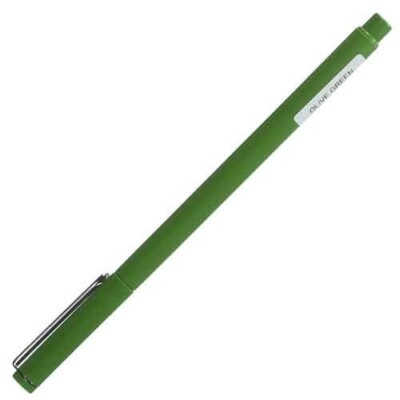 Marvy Uchida Le Pen Mirco Plastic Point X-Fine Olive Green Office School Art