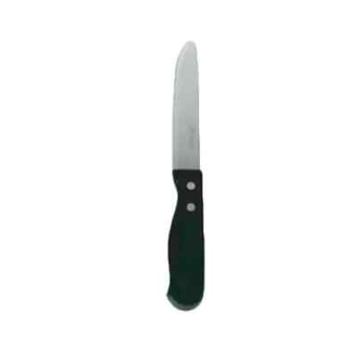 Thunder Group SLSKGK002 5'' Rounded Tip Serrated Jumbo Steak Knife - 1 Doz