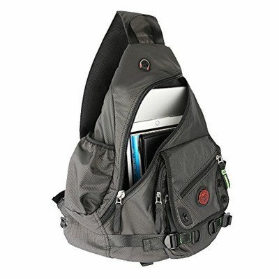 Cross Body Messenger Travel Black Large Kawei Knight