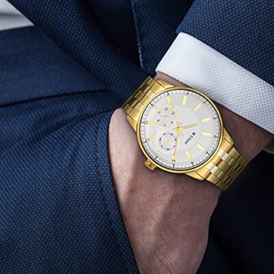 Pre-owned Titan Analog White Dial Men's Watch-np9441ym01/np9441ym01
