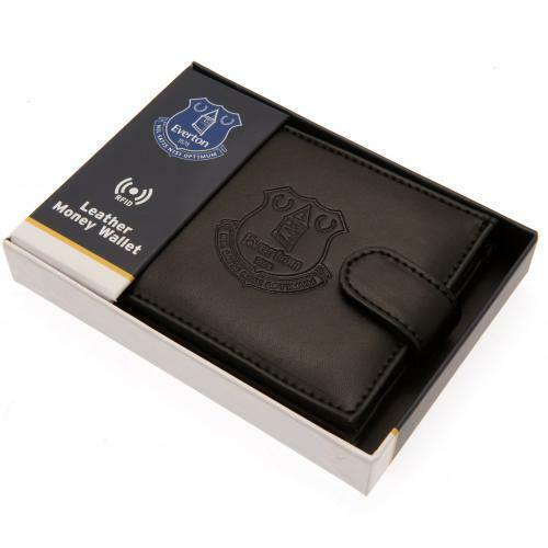 Everton FC Leather Wallet (RFID Anti Fraud) with Debossed Club Crest