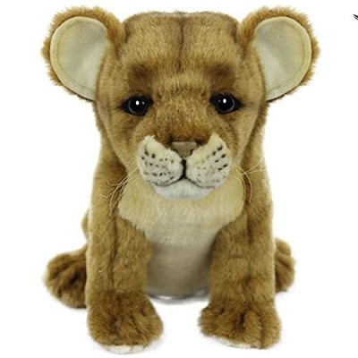 Hansa Head Cover Tea HANSA Fairway Wood Plush Animal Lion BH8183
