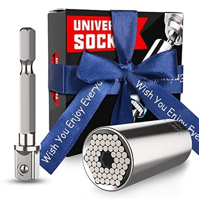Stocking Stuffers Universal Socket Sets Tool Cool Gadgets Bowknot Gift Box(7-19m