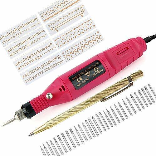 Afantti Electric Micro Engraver Pen Mini DIY Engraving Tool Kit for Metal