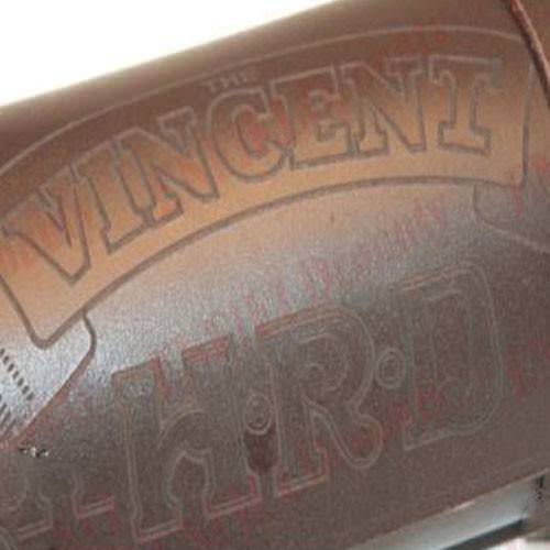Pure Brown Leather Retro Tool Bag Roll Vincent Hrd Desig Motorcycle 