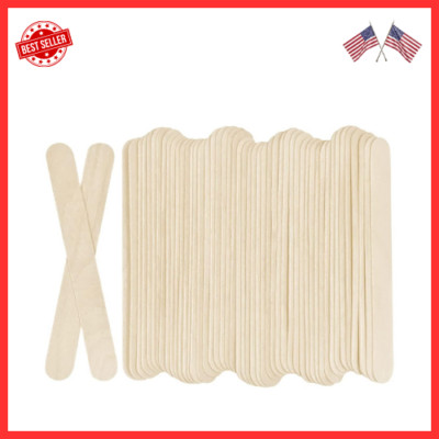 100Pcs Jumbo Wooden Craft Sticks Popsicle Stick 6  Long x 3/4 Wide Treat Ice Pop