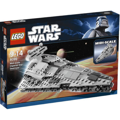 LEGO Star Wars IMPERIAL STAR DESTROYER MIDI-SCALE 8099 Sealed NIB Retired