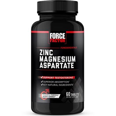 Force Factor Zinc Magnesium Aspartate, Zinc Magnesium Supplement to Increase