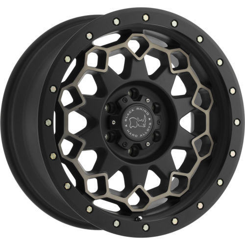 Black Rhino Diamondback ZX 17x9 +12 6x139.7mm 106.1mm Burnt
