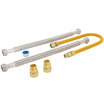 Installation Kit 18 Inch Corrugated Stainless Steel Water He...