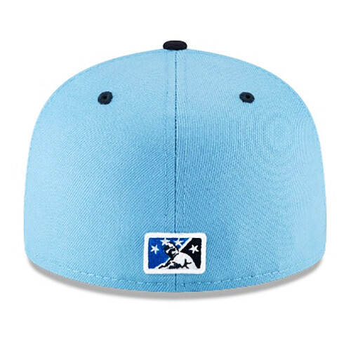 New Era MILB Trenton Thunders 5950 Fitted Hat Pork roll Slice Theme 2tone Cap
