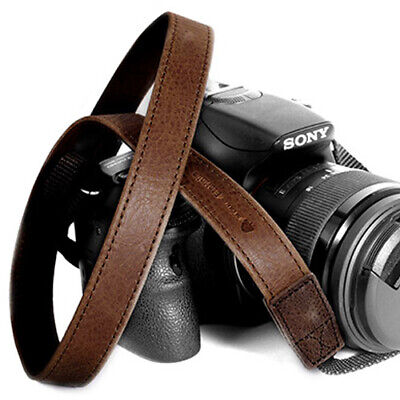 Matin Vintage-20 Brown Neck Shoulder Leather Strap for Canon Nikon Sony Olympus