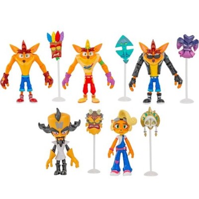 Crash Bandicoot Animal Passportとミニ人形のセット Crash