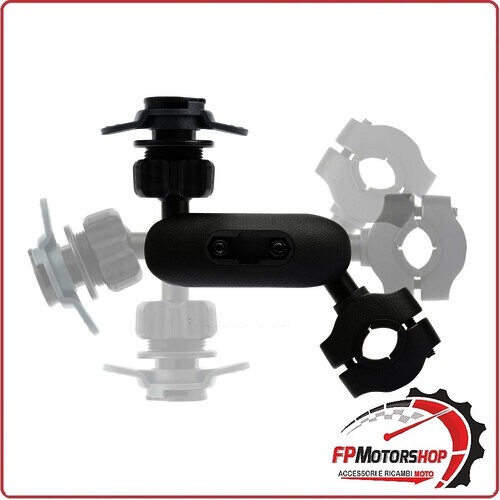 90561 TITAN BAR ORBIT SUPPORTO BRACCIO SNODATO CON ATTACCO PER SPECCHIETTI MOTO