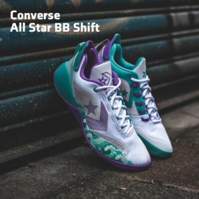 Converse All Star BB Shift OX White Pixel Purple 172890C   M 6.5 W 7.5