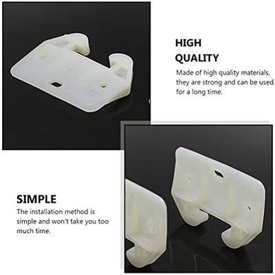 Drawer Slide 10pcs Plastic Drawer Guides Drawer Track Guides Furniture Parts ...